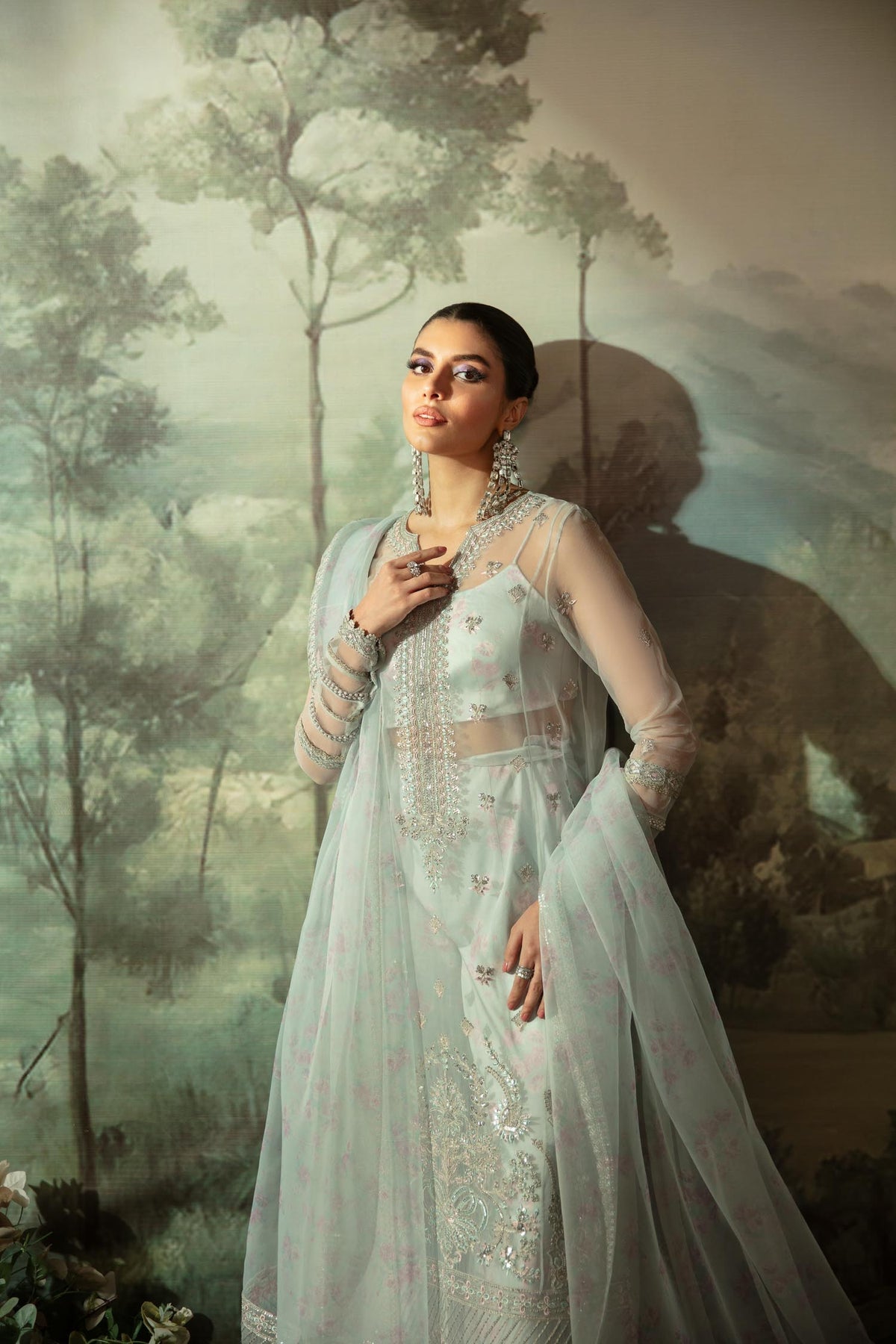Akbar Aslam | Velora Formal Pret | Ecru - by - Libasekhas UK - Registered Vendor of : Akbar Aslam - 100% Original Designer Dresss