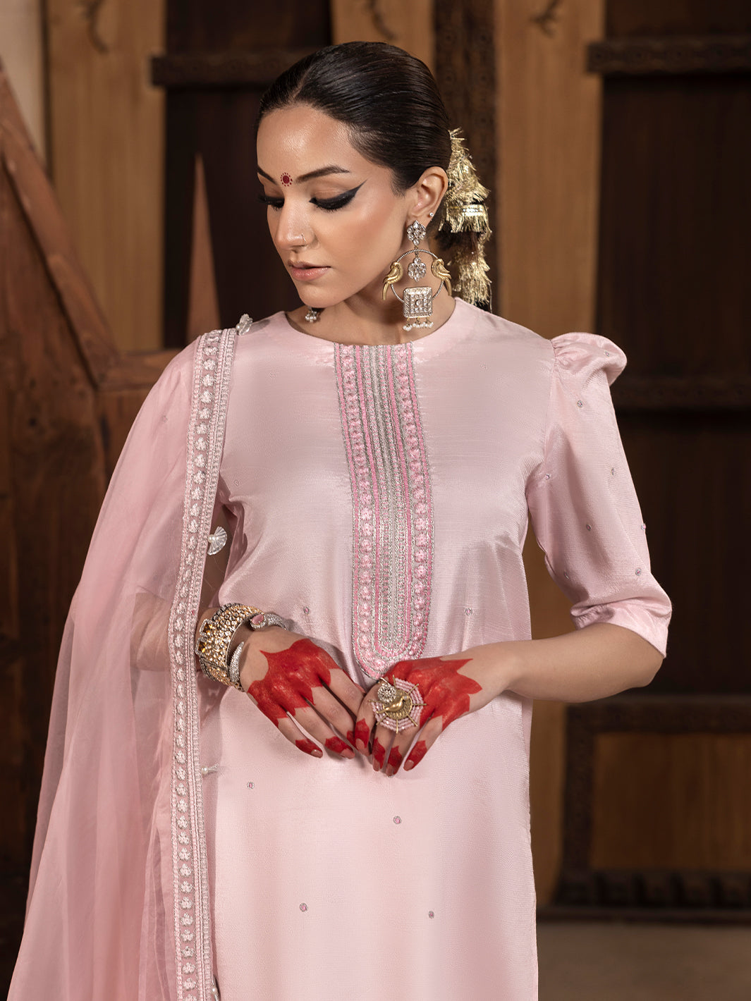 Hem Stitch | Raw Silk Edit 25 | Aleeha - by - Libasekhas UK - Registered Vendor of : Hemstitch - 100% Original Designer Dresss