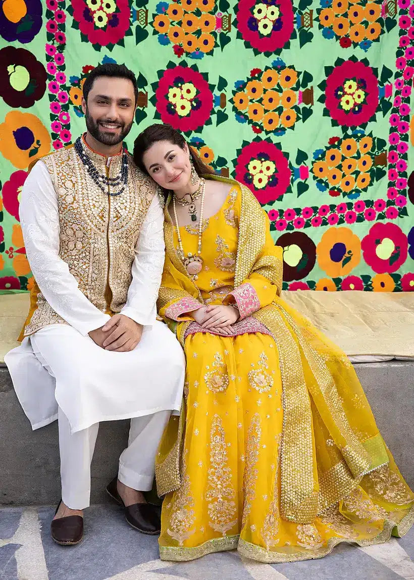 Ali Xesshan | Bhaag Lagay Rain | BUTTERCUP  LP-003 - by - Libasekhas UK - Registered Vendor of : Ali Xeeshan - 100% Original Designer Dresss