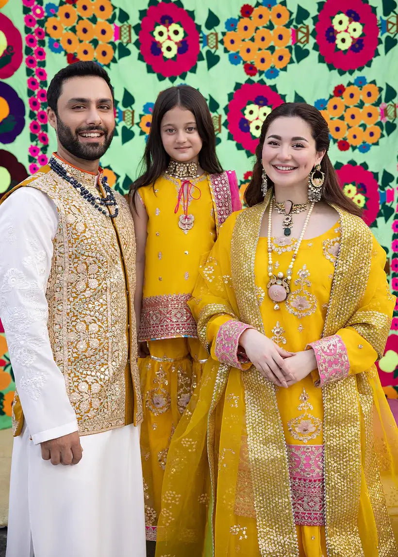 Ali Xesshan | Bhaag Lagay Rain | BUTTERCUP  LP-003 - by - Libasekhas UK - Registered Vendor of : Ali Xeeshan - 100% Original Designer Dresss