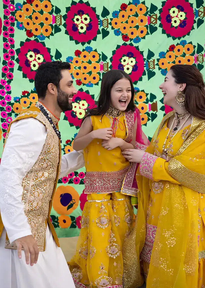 Ali Xesshan | Bhaag Lagay Rain | BUTTERCUP  LP-003 - by - Libasekhas UK - Registered Vendor of : Ali Xeeshan - 100% Original Designer Dresss