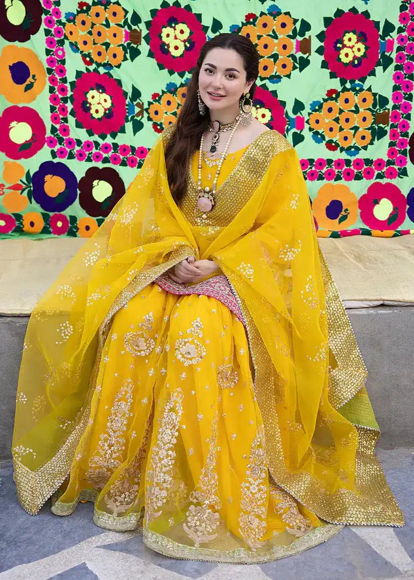 Ali Xesshan | Bhaag Lagay Rain | BUTTERCUP  LP-003 - by - Libasekhas UK - Registered Vendor of : Ali Xeeshan - 100% Original Designer Dresss