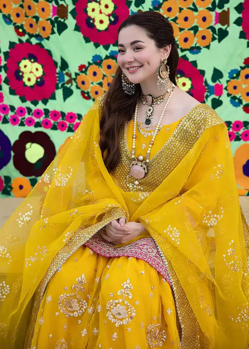 Ali Xesshan | Bhaag Lagay Rain | BUTTERCUP  LP-003 - by - Libasekhas UK - Registered Vendor of : Ali Xeeshan - 100% Original Designer Dresss