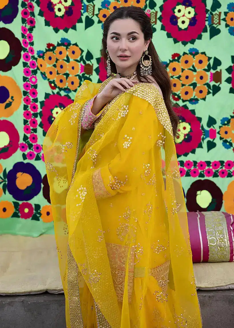 Ali Xesshan | Bhaag Lagay Rain | BUTTERCUP  LP-003 - by - Libasekhas UK - Registered Vendor of : Ali Xeeshan - 100% Original Designer Dresss