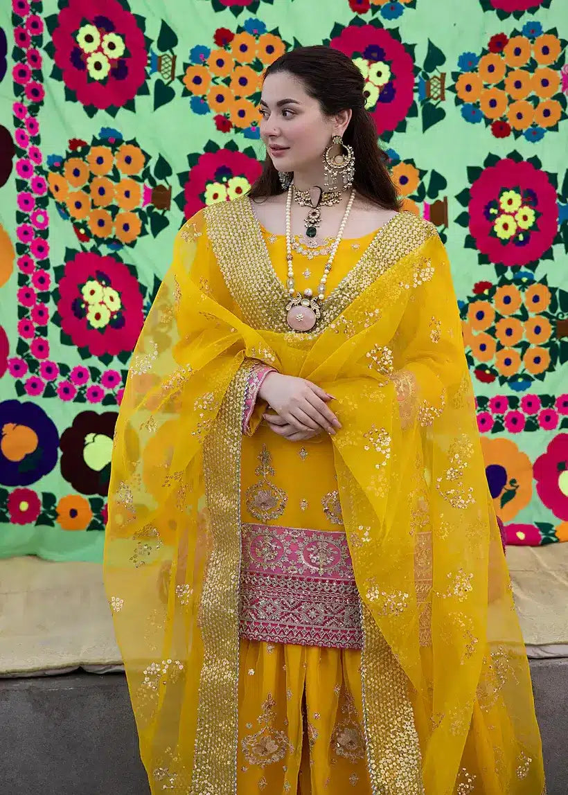 Ali Xesshan | Bhaag Lagay Rain | BUTTERCUP  LP-003 - by - Libasekhas UK - Registered Vendor of : Ali Xeeshan - 100% Original Designer Dresss