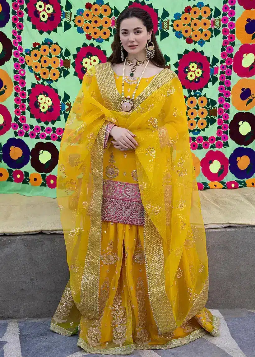 Ali Xesshan | Bhaag Lagay Rain | BUTTERCUP  LP-003 - by - Libasekhas UK - Registered Vendor of : Ali Xeeshan - 100% Original Designer Dresss
