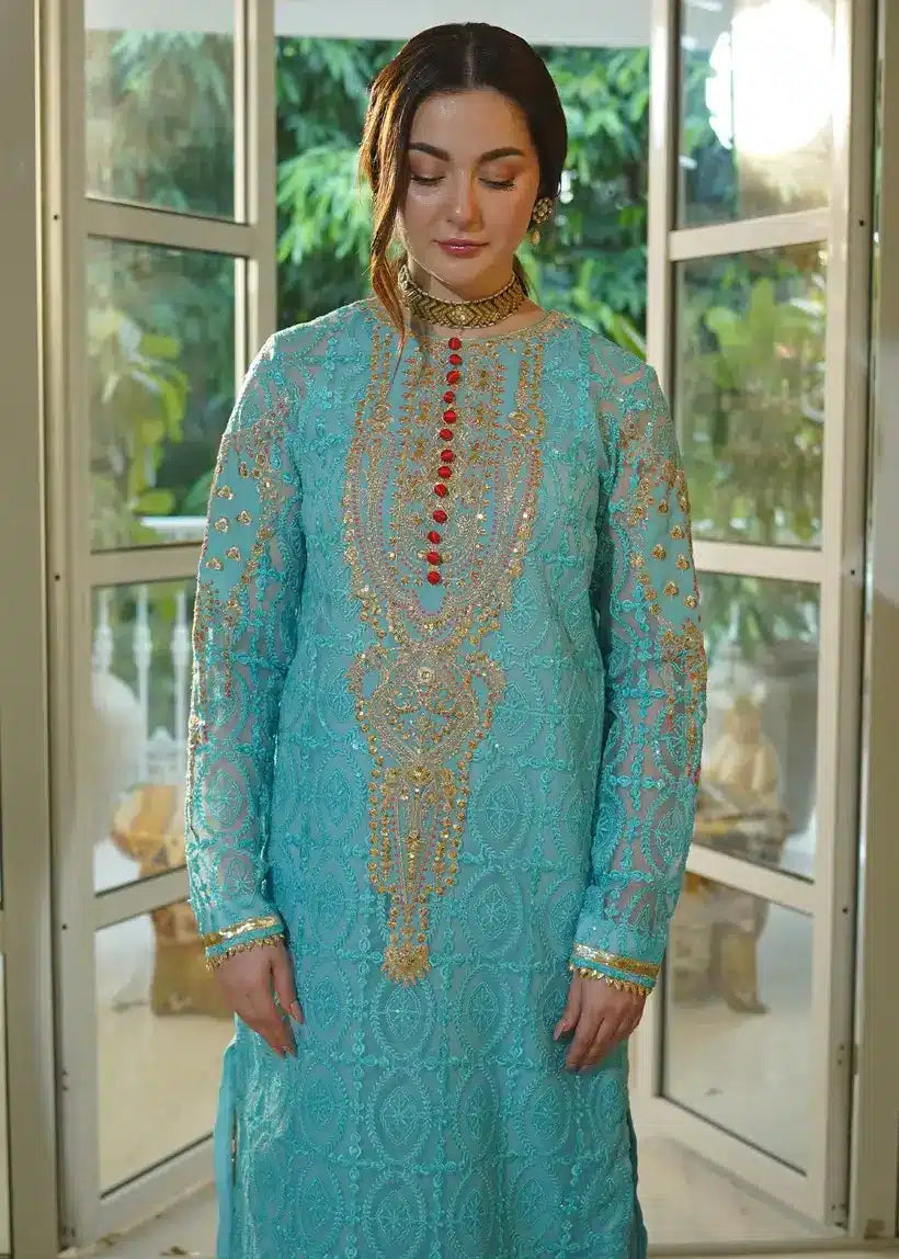Ali Xesshan | Bhaag Lagay Rain | OCEAN  LP-017 - by - Libasekhas UK - Registered Vendor of : Ali Xeeshan - 100% Original Designer Dresss