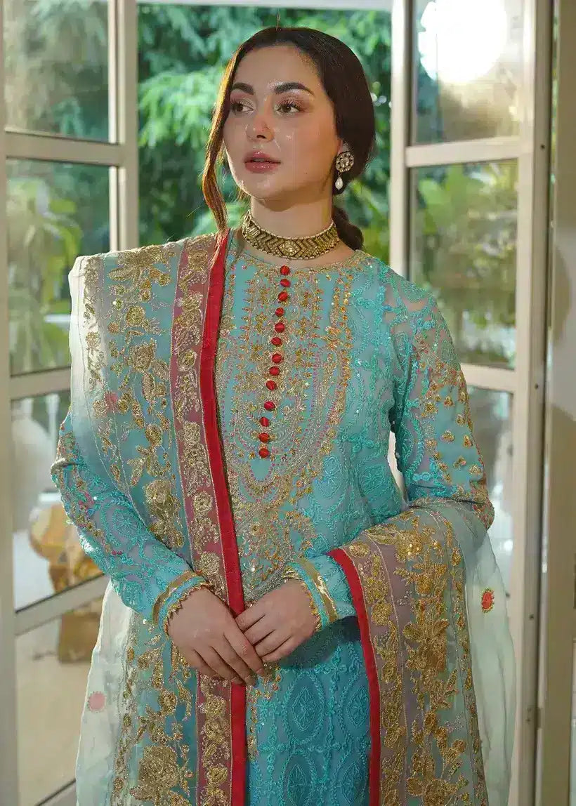 Ali Xesshan | Bhaag Lagay Rain | OCEAN  LP-017 - by - Libasekhas UK - Registered Vendor of : Ali Xeeshan - 100% Original Designer Dresss
