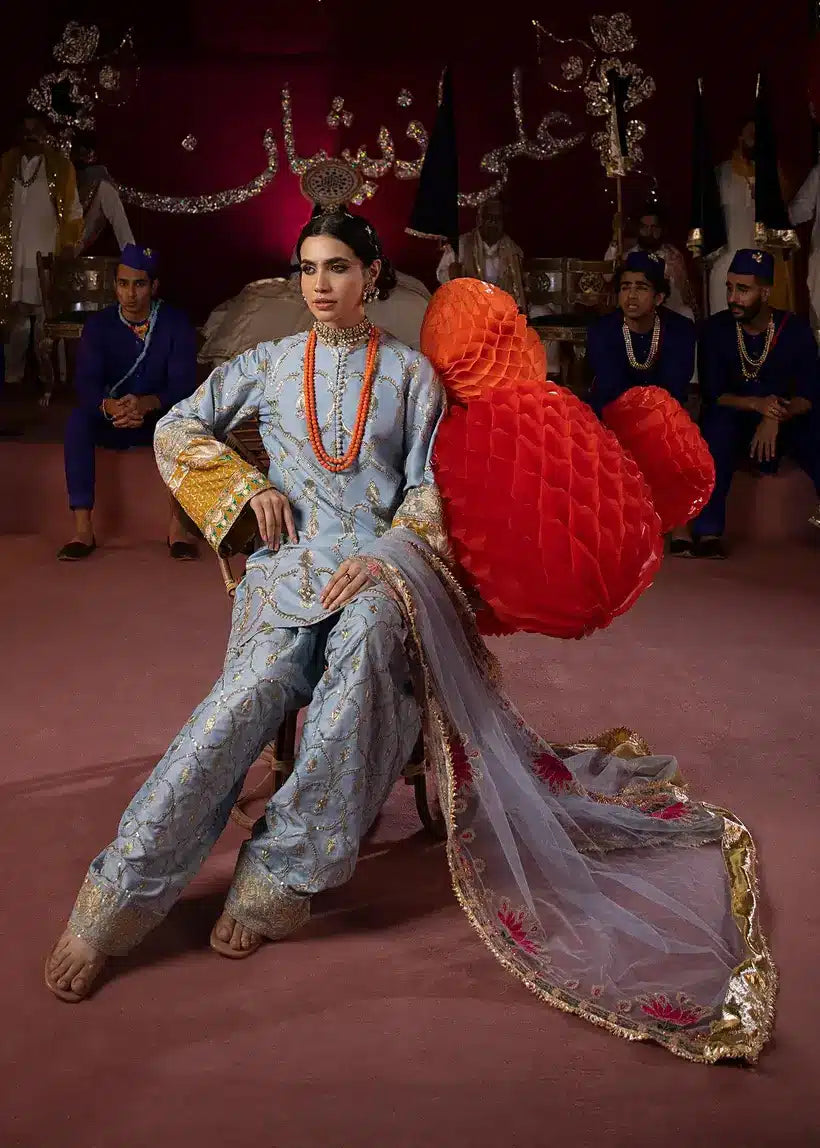 Ali Xesshan | Bhaag Lagay Rain | ZULF  LP-014 - by - Libasekhas UK - Registered Vendor of : Ali Xeeshan - 100% Original Designer Dresss