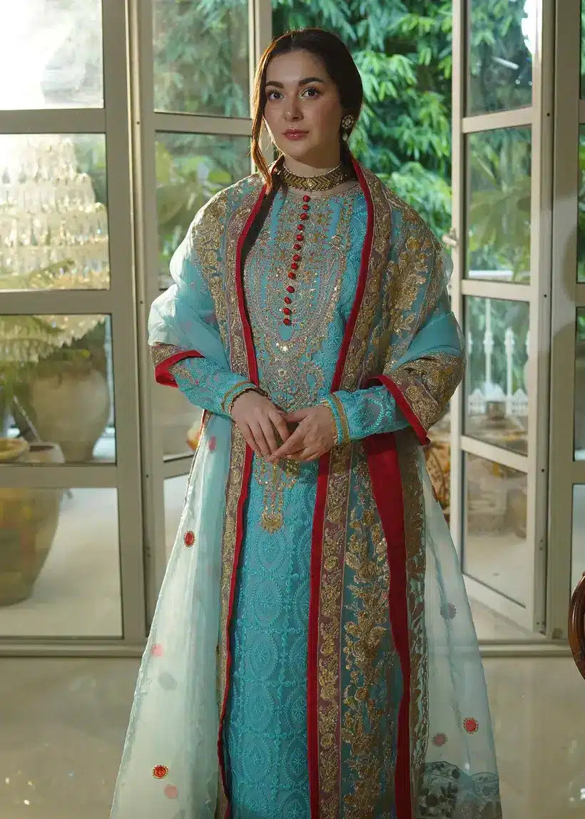 Ali Xesshan | Bhaag Lagay Rain | OCEAN  LP-017 - by - Libasekhas UK - Registered Vendor of : Ali Xeeshan - 100% Original Designer Dresss
