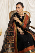 Alizeh | Formals Collection | Mehlika B (BLACK) - by - Libasekhas UK - Registered Vendor of : Alizeh - 100% Original Designer Dresss