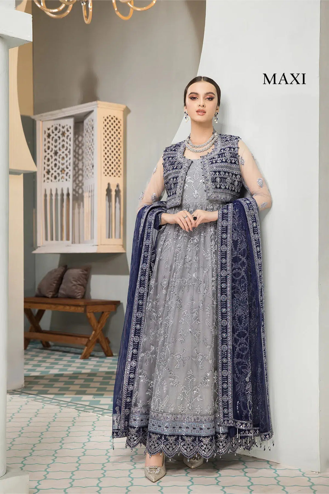 Alizeh | Formals Collection | Aks - by - Libasekhas UK - Registered Vendor of : Alizeh - 100% Original Designer Dresss