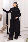 Alizeh | Formals Collection | Black Dress 3 piece - RTW1004 - by - Libasekhas UK - Registered Vendor of : Alizeh - 100% Original Designer Dresss