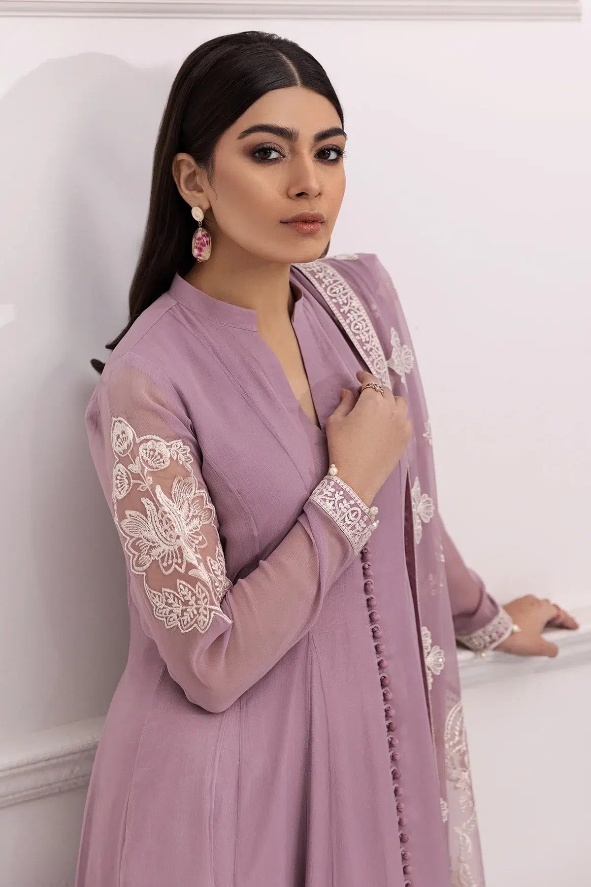 Alizeh | Formals Collection | Lilac Dress 3 piece - RTW1006 - by - Libasekhas UK - Registered Vendor of : Alizeh - 100% Original Designer Dresss