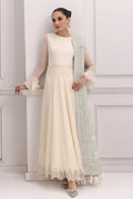 Alizeh | Formals Collection | Off White Dress 3 piece - RTW1007 - by - Libasekhas UK - Registered Vendor of : Alizeh - 100% Original Designer Dresss