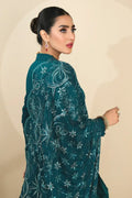 Alizeh | Formals Collection | Sea Green Peplum 3 piece - RTW1015 - by - Libasekhas UK - Registered Vendor of : Alizeh - 100% Original Designer Dresss