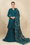 Alizeh | Formals Collection | Sea Green Peplum 3 piece - RTW1015 - by - Libasekhas UK - Registered Vendor of : Alizeh - 100% Original Designer Dresss
