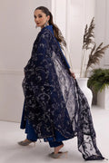 Alizeh | Formals Collection | Royal Blue Dress 3 piece - RTW1002 - by - Libasekhas UK - Registered Vendor of : Alizeh - 100% Original Designer Dresss