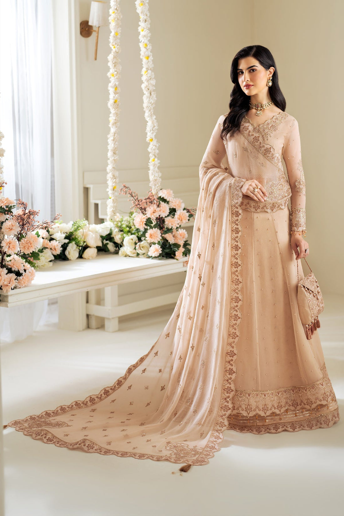 Alizeh | Selene Luxury Chiffon Collection 25 | AF-PS-8004-Lotus - by - Libasekhas UK - Registered Vendor of : Alizeh - 100% Original Designer Dresss