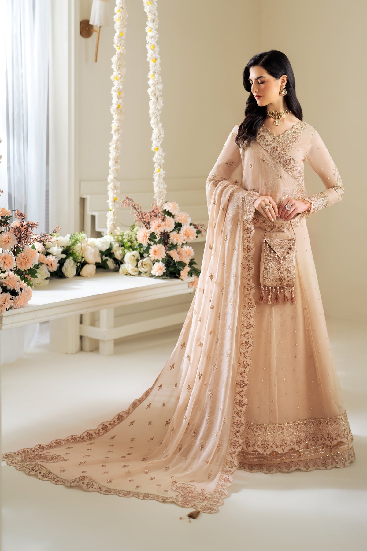 Alizeh | Selene Luxury Chiffon Collection 25 | AF-PS-8004-Lotus - by - Libasekhas UK - Registered Vendor of : Alizeh - 100% Original Designer Dresss