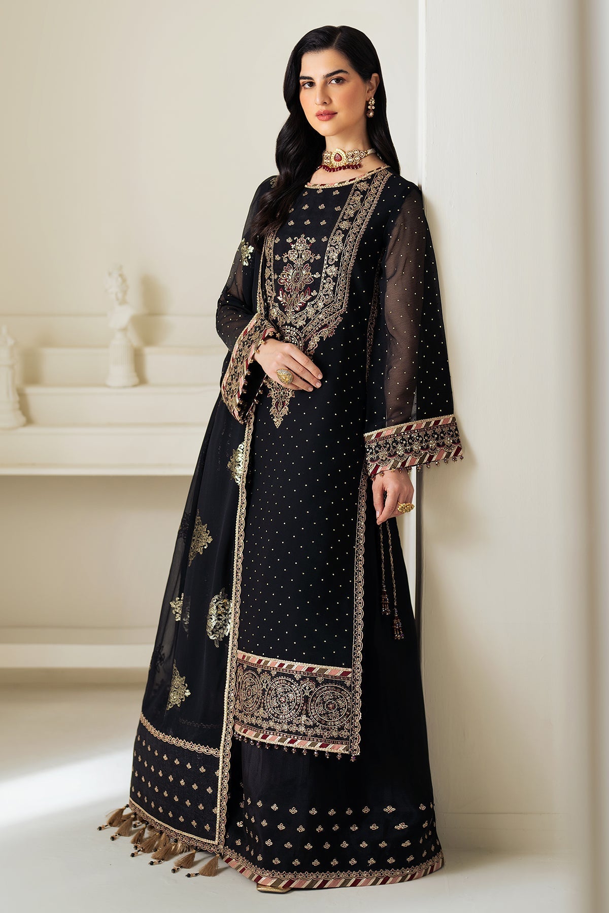 Alizeh | Selene Luxury Chiffon Collection 25 | AF-PS-8005-Alba - by - Libasekhas UK - Registered Vendor of : Alizeh - 100% Original Designer Dresss