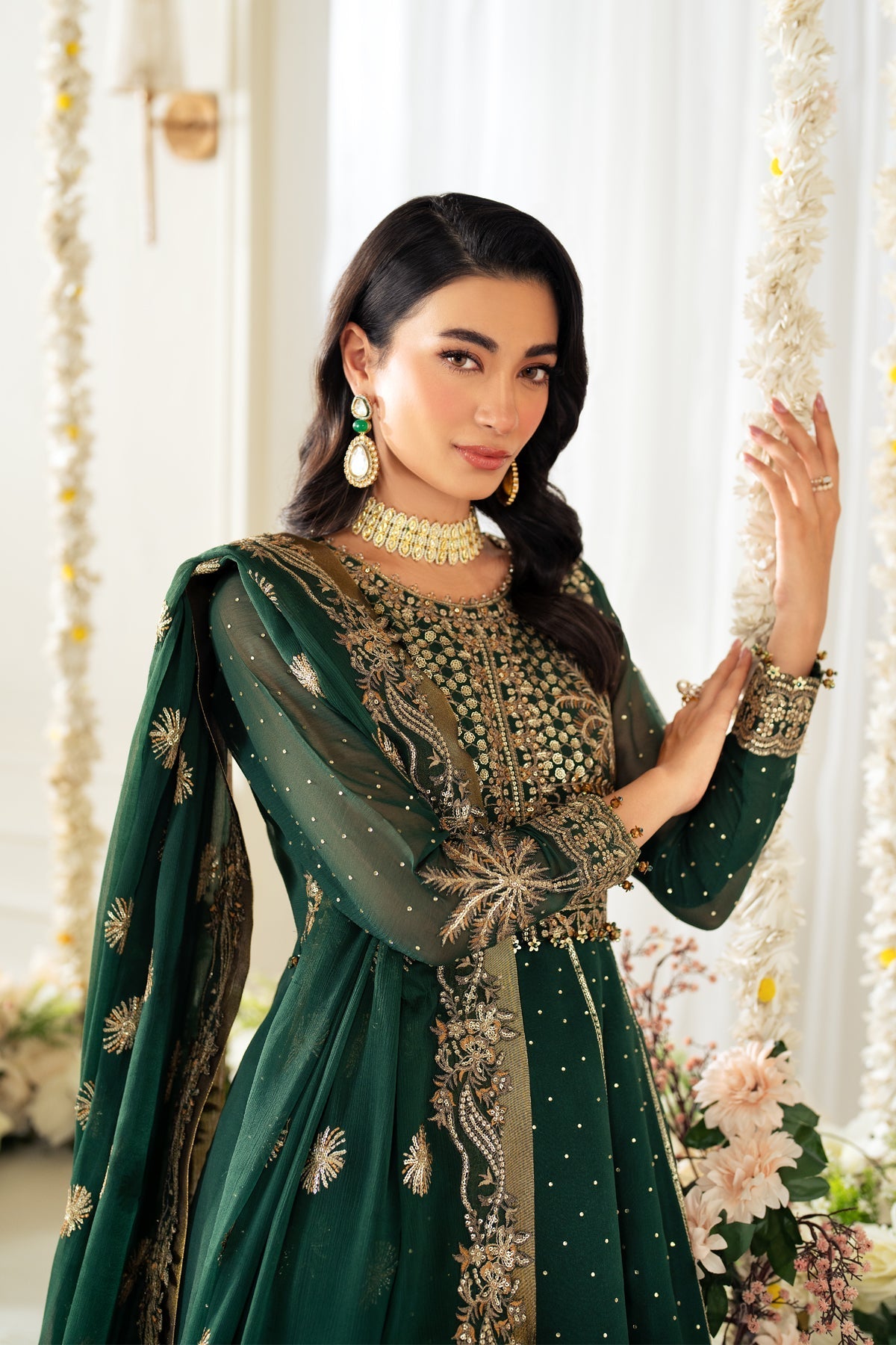 Alizeh | Selene Luxury Chiffon Collection 25 | AF-PS-8003-Citrus - by - Libasekhas UK - Registered Vendor of : Alizeh - 100% Original Designer Dresss