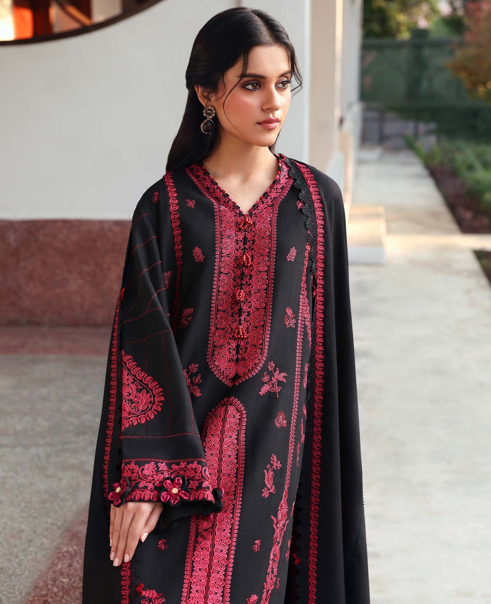 Republic Womenswear | Amaris Luxury Shawl 25 | Almira - by Libasekhas UK - Registered Vendor of : Republic Womenswear - 100% Original Designer Dress