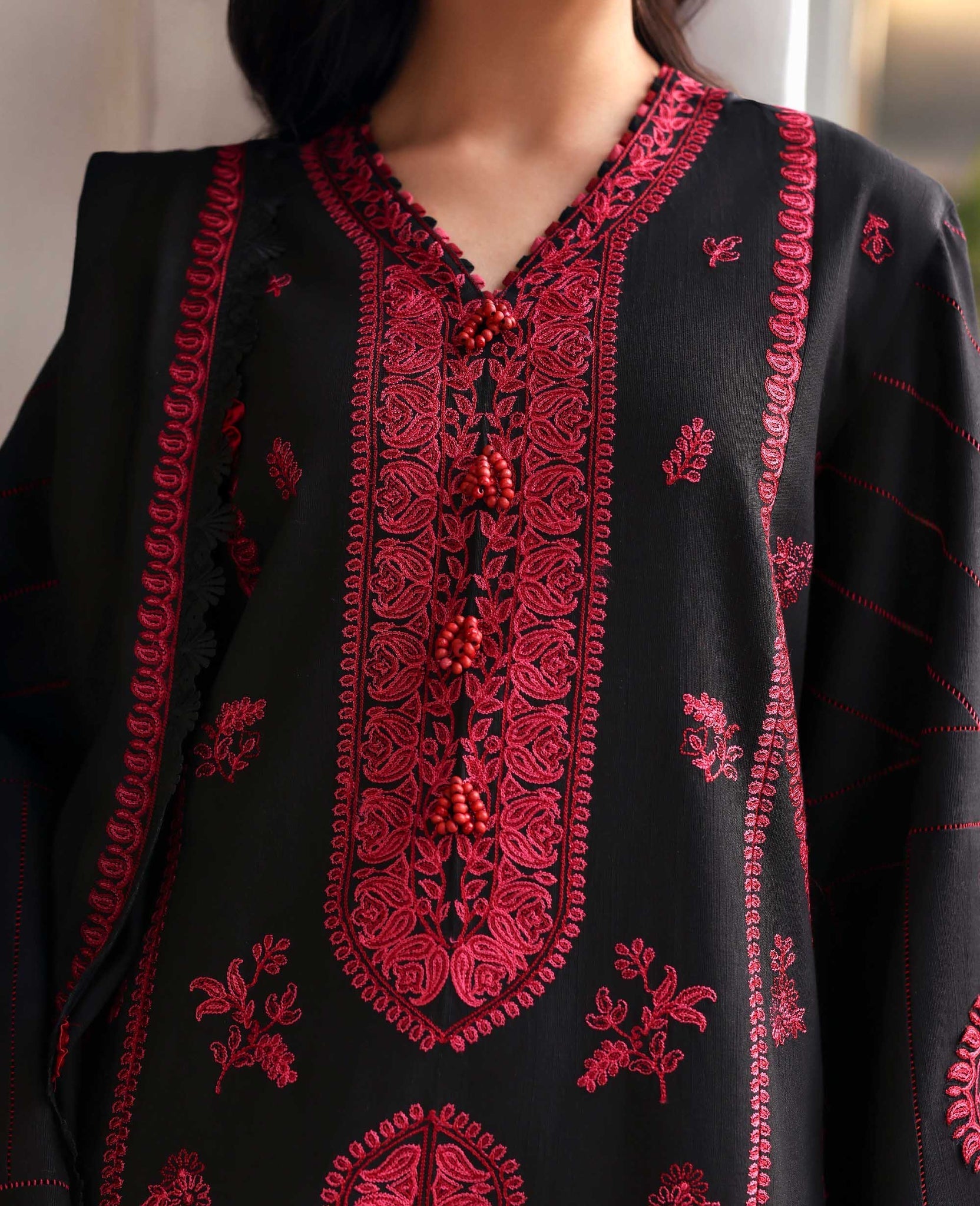 Republic Womenswear | Amaris Luxury Shawl 25 | Almira - by Libasekhas UK - Registered Vendor of : Republic Womenswear - 100% Original Designer Dress