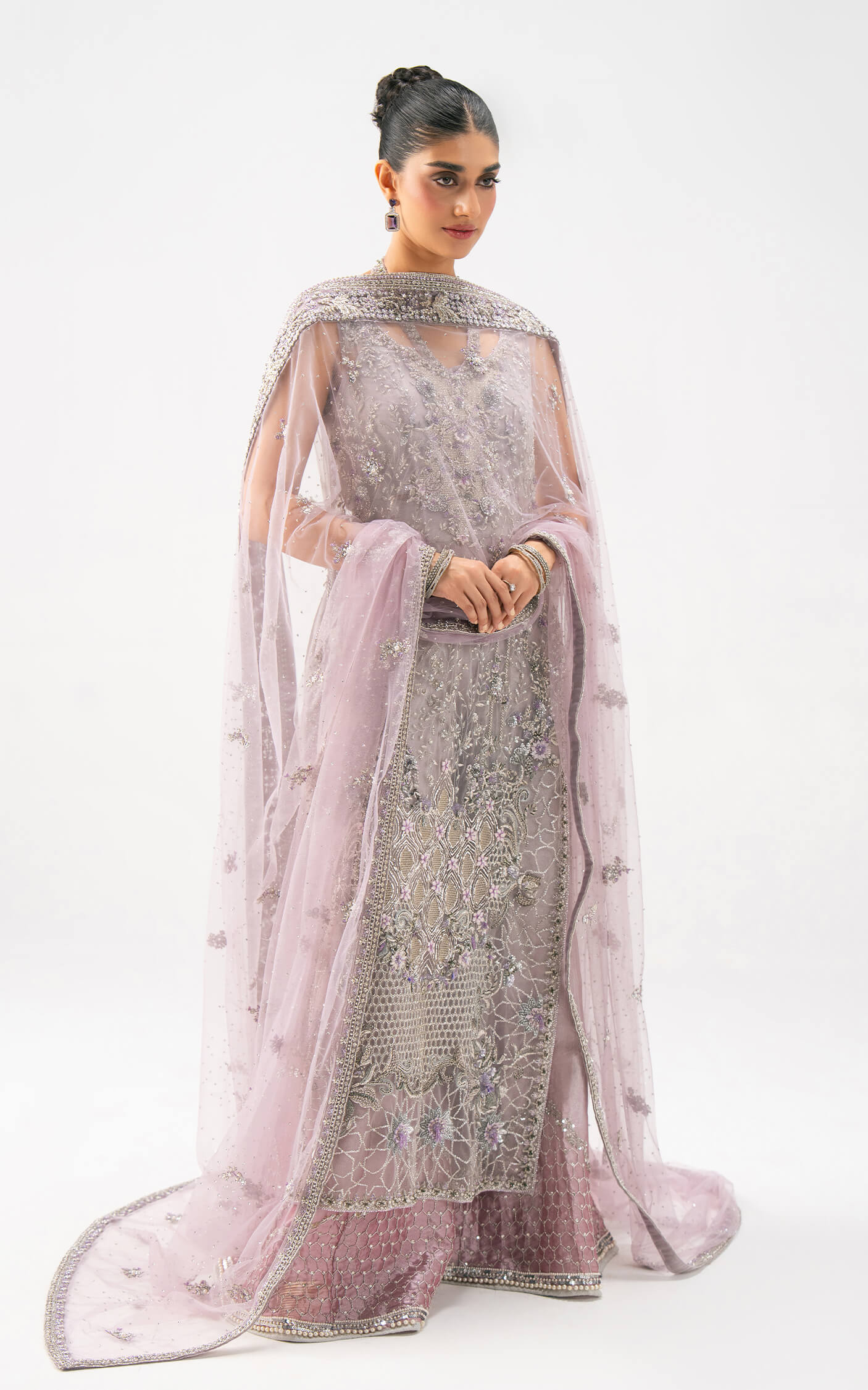 Asifa and Nabeel | Lyle Luxury Formals 25 | Amethyst Aura Bridal - by Libasekhas UK - Registered Vendor of : Asifa and Nabeel - 100% Original Designer Dress