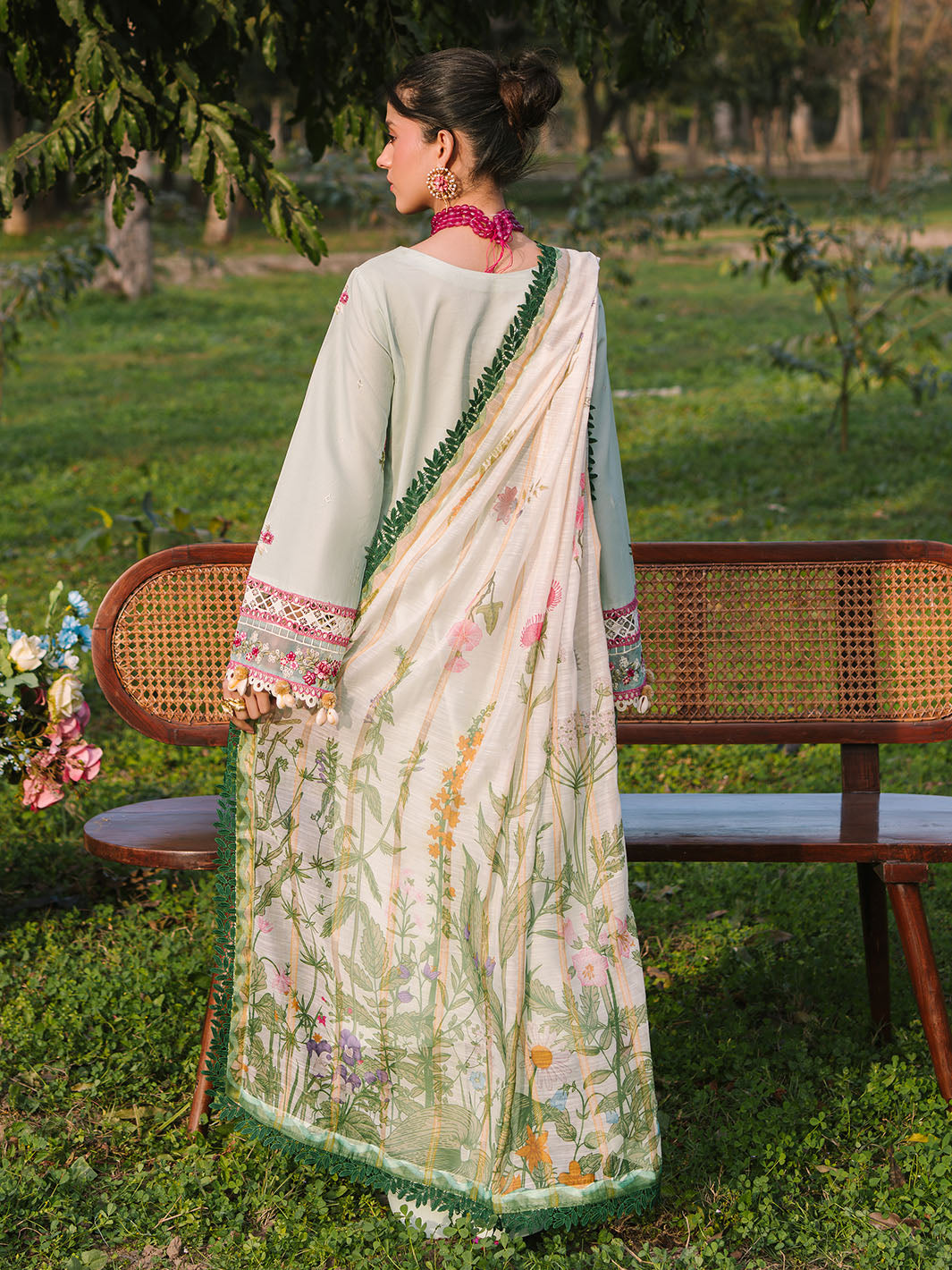 Mahnur | Dahlia Luxury Lawn 25 | Ana - by - Libasekhas UK - Registered Vendor of : Mahnur - 100% Original Designer Dresss