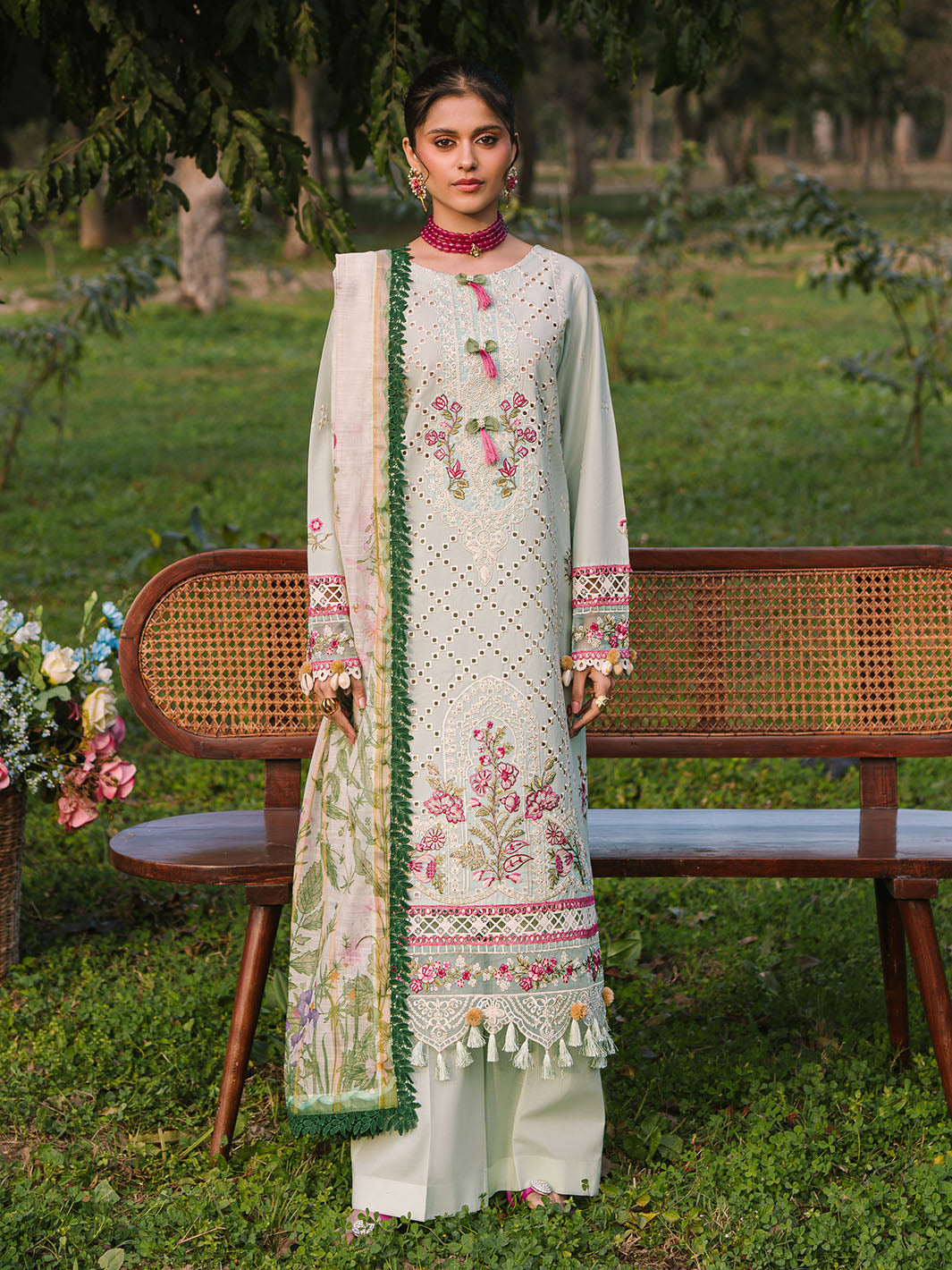 Mahnur | Dahlia Luxury Lawn 25 | Ana - by - Libasekhas UK - Registered Vendor of : Mahnur - 100% Original Designer Dresss