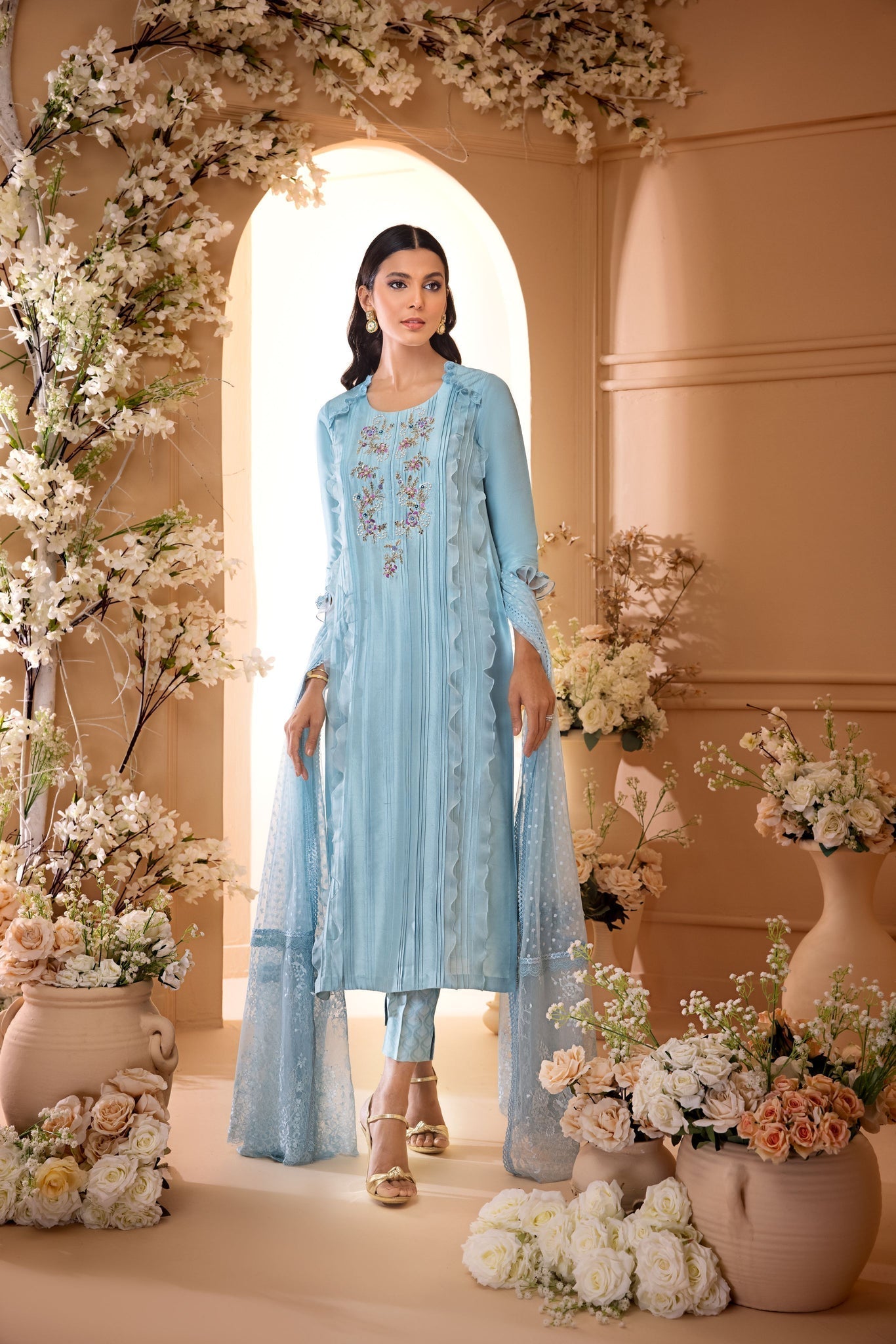 Anam Akhlaq | Festive Collection | D-32 - by - Libasekhas UK - Registered Vendor of : Anam Akhlaq - 100% Original Designer Dresss