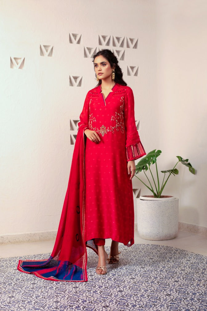 Anam Akhlaq | Festive Collection | D-13 - by - Libasekhas UK - Registered Vendor of : Anam Akhlaq - 100% Original Designer Dresss