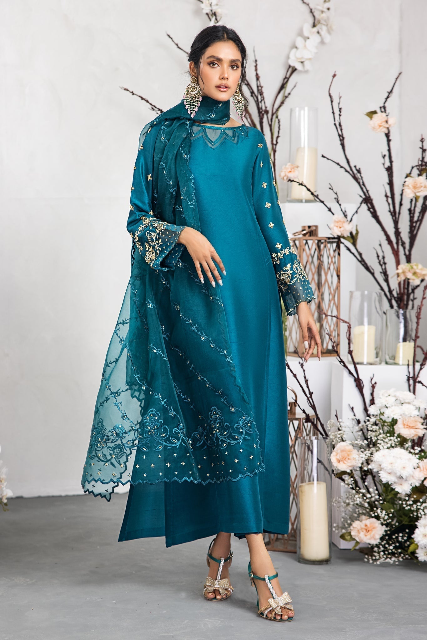 Anam Akhlaq | Festive Collection | D-25 - by - Libasekhas UK - Registered Vendor of : Anam Akhlaq - 100% Original Designer Dresss
