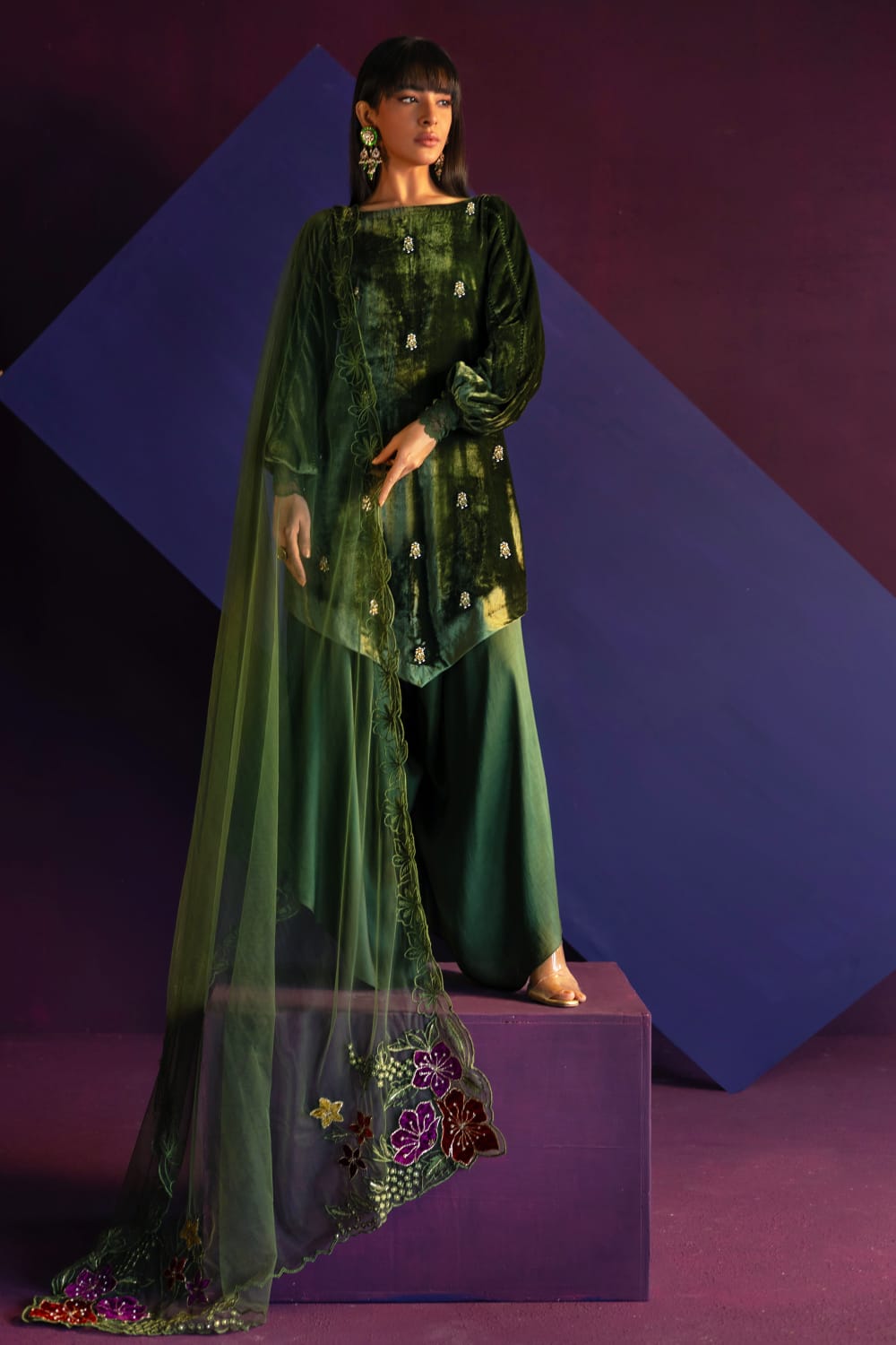 Anam Akhlaq | Festive Collection | D-40 - by - Libasekhas UK - Registered Vendor of : Anam Akhlaq - 100% Original Designer Dresss