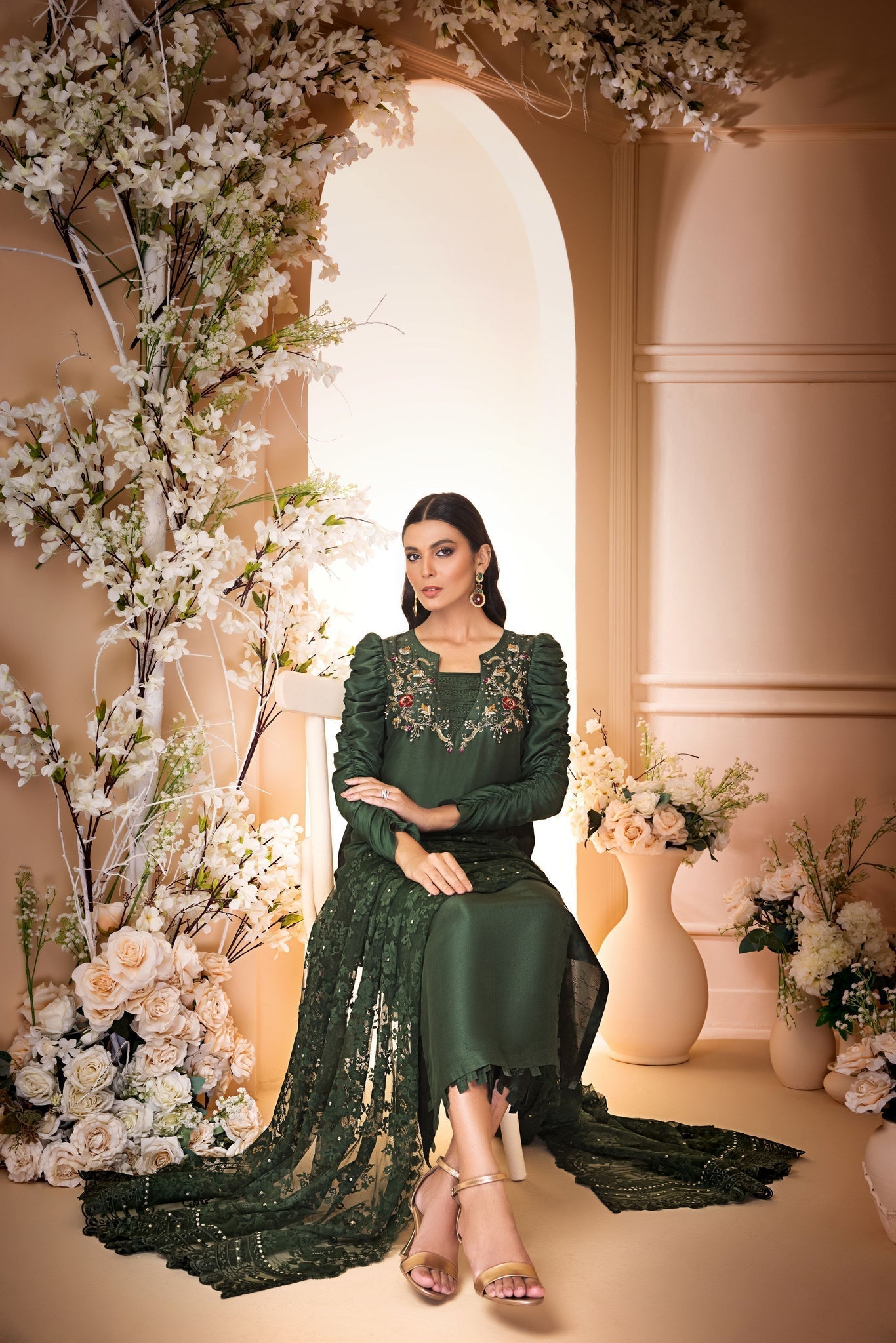 Anam Akhlaq | Festive Collection | D-30 - by - Libasekhas UK - Registered Vendor of : Anam Akhlaq - 100% Original Designer Dresss