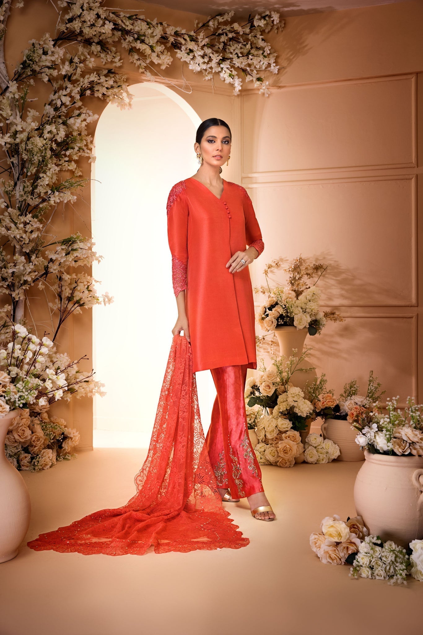 Anam Akhlaq | Festive Collection | D-33 - by - Libasekhas UK - Registered Vendor of : Anam Akhlaq - 100% Original Designer Dresss
