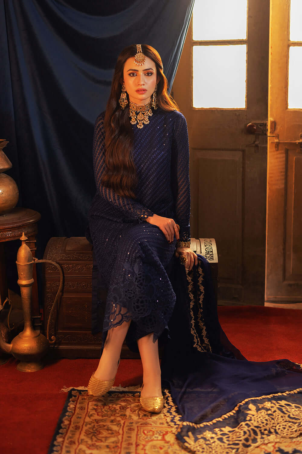 Azure | Luxe Formals | Aqua Serene - by Libasekhas UK - Registered Vendor of : Azure - 100% Original Designer Dress