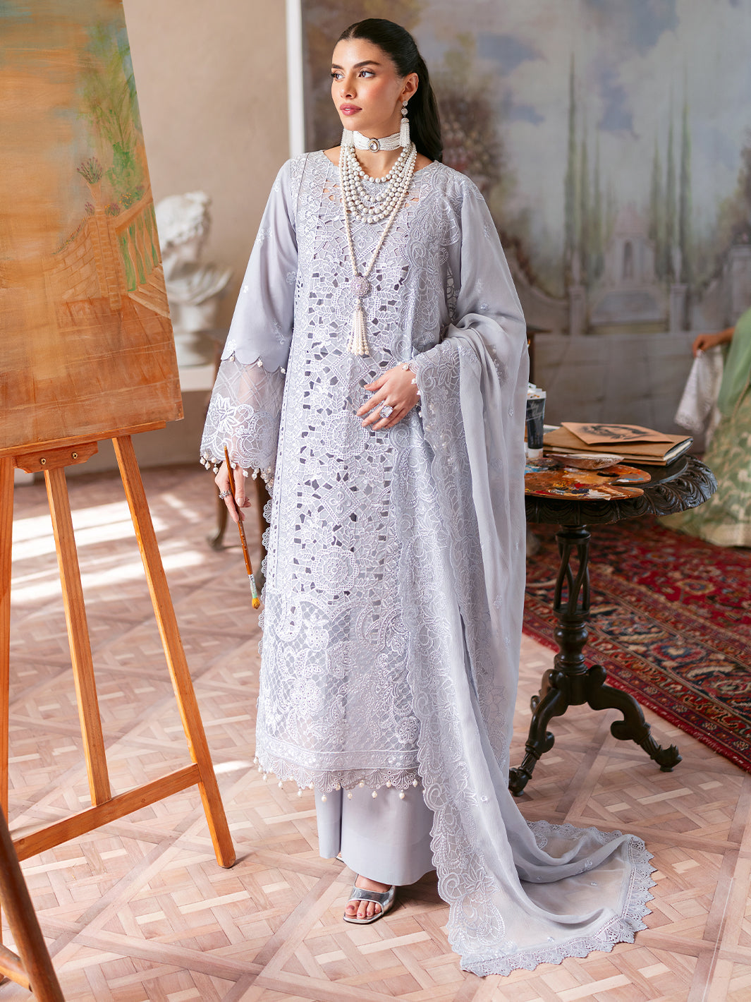 Mahnur | Sophie Luxury Lawn 25 | Ari - by - Libasekhas UK - Registered Vendor of : Mahnur - 100% Original Designer Dresss