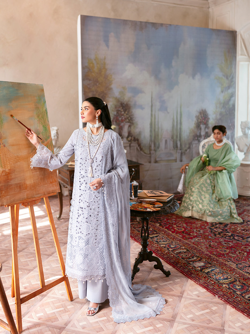 Mahnur | Sophie Luxury Lawn 25 | Ari - by - Libasekhas UK - Registered Vendor of : Mahnur - 100% Original Designer Dresss