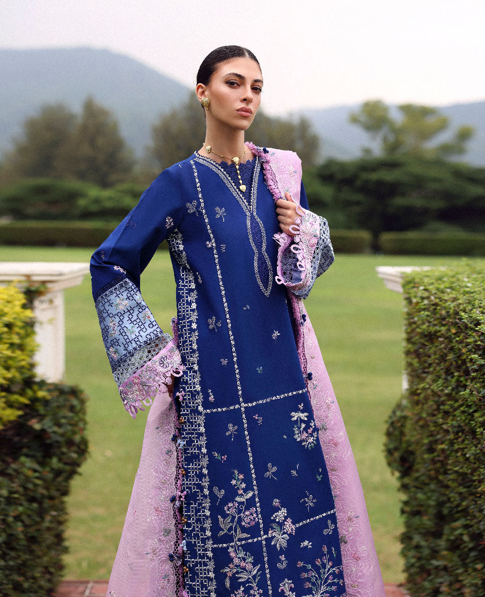 Republic Womenswear | Lilas Lawn 26 | Aria - by Libasekhas - Registered Vendor of : Republic Womenswear - 100% Original Designer Dress