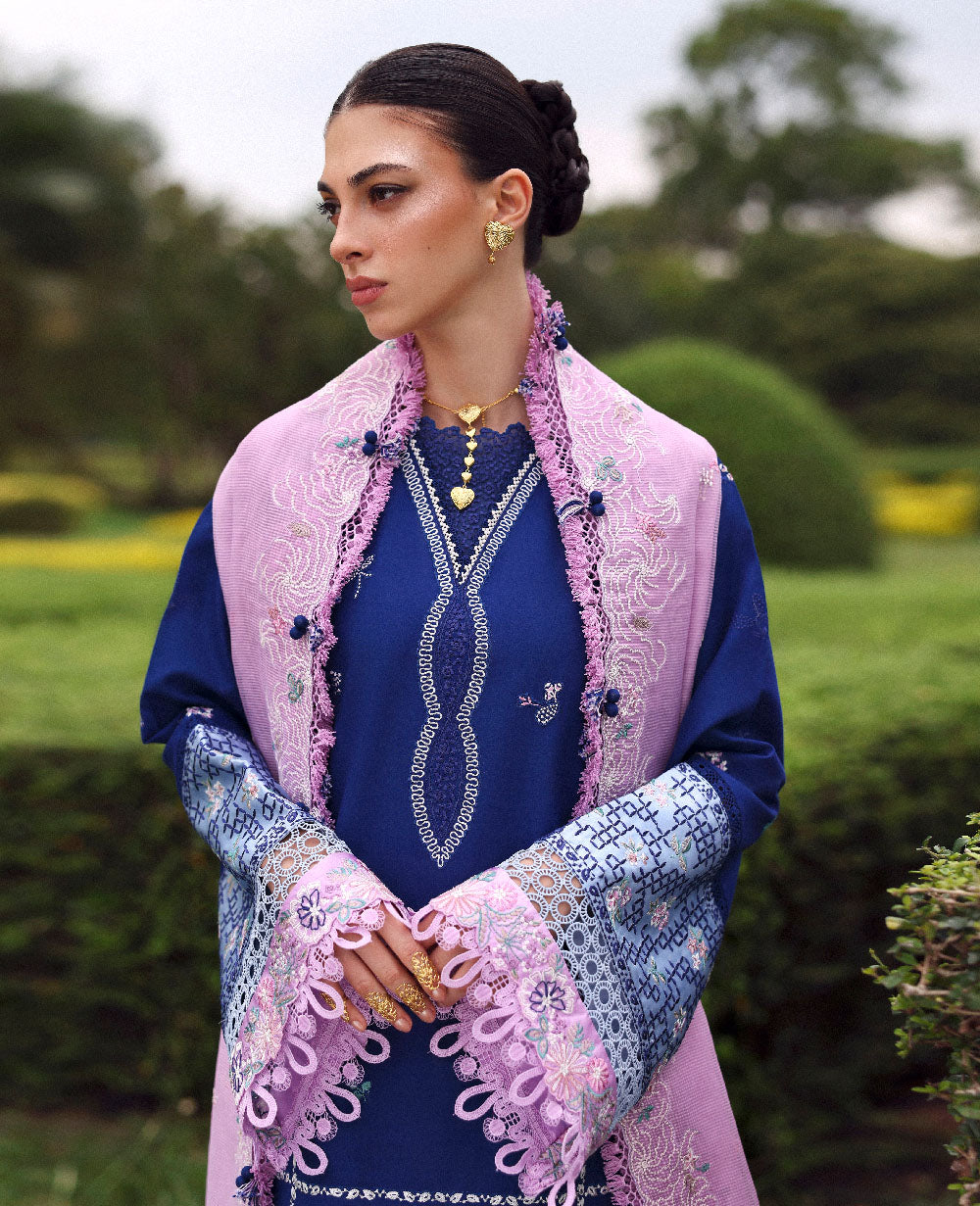 Republic Womenswear | Lilas Lawn 26 | Aria - by Libasekhas - Registered Vendor of : Republic Womenswear - 100% Original Designer Dress