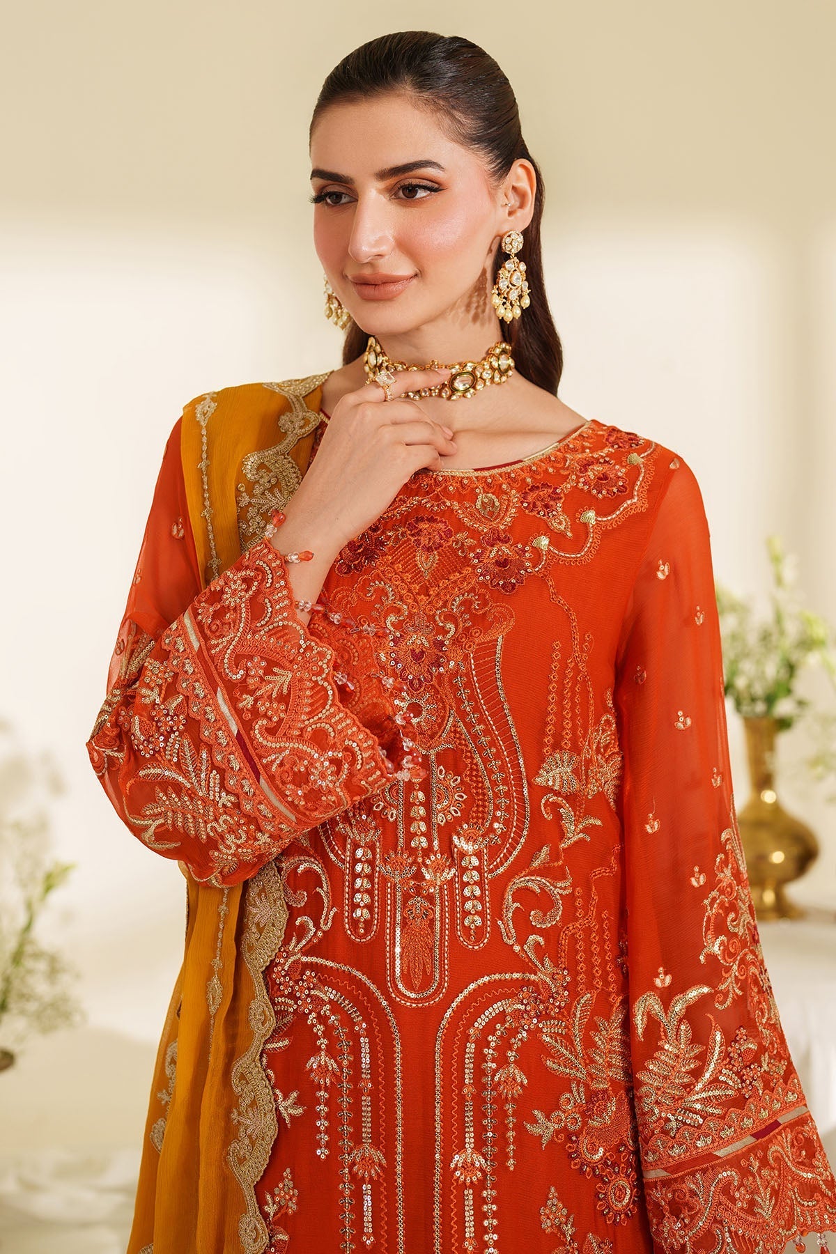 Imrozia Premium| Noore Formals|M-100 SIRA - by Libasekhas UK - Registered Vendor of : Imrozia Premium - 100% Original Designer Dress