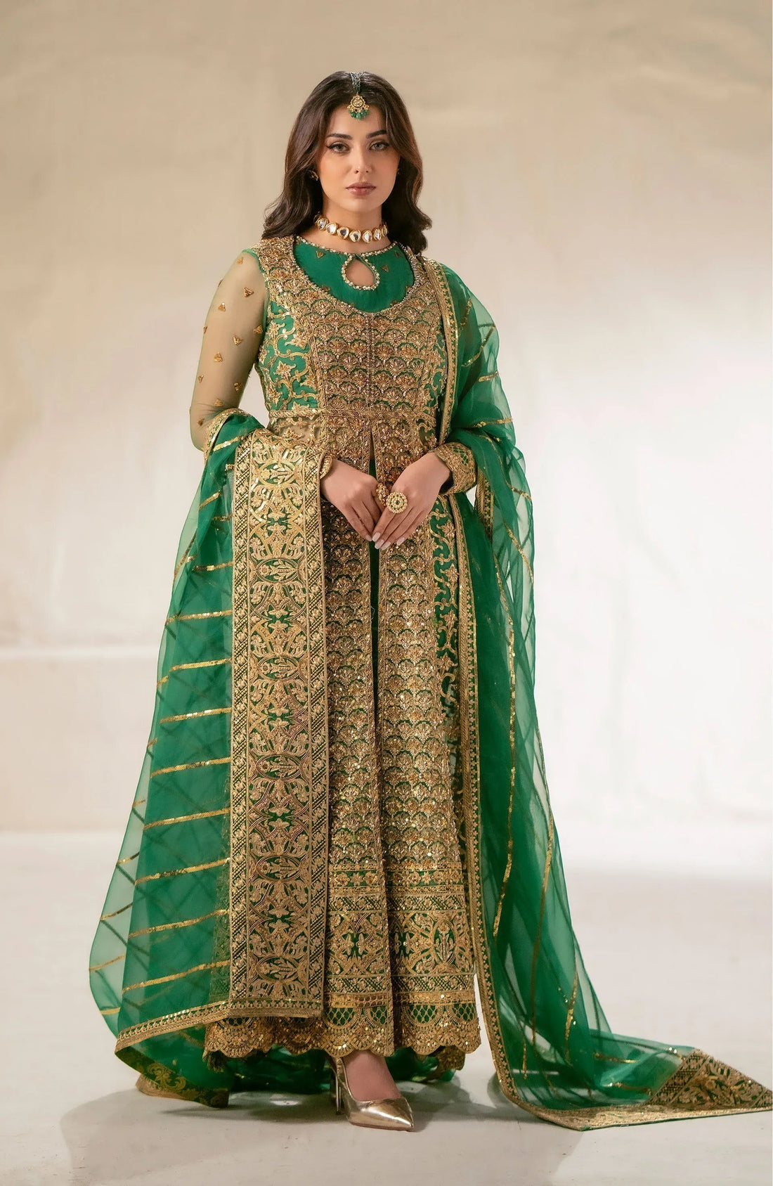 Maryum N Maria | Luxury Formals | DELBAR - MW24-570 - by - Libasekhas UK - Registered Vendor of : Maryum N Maria - 100% Original Designer Dresss