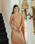 Maryum n Maria | Freesia Ariya Formals |  SW23-505 - Rosy Brown - Parisa - by - Libasekhas UK - Registered Vendor of : Maryum N Maria - 100% Original Designer Dresss