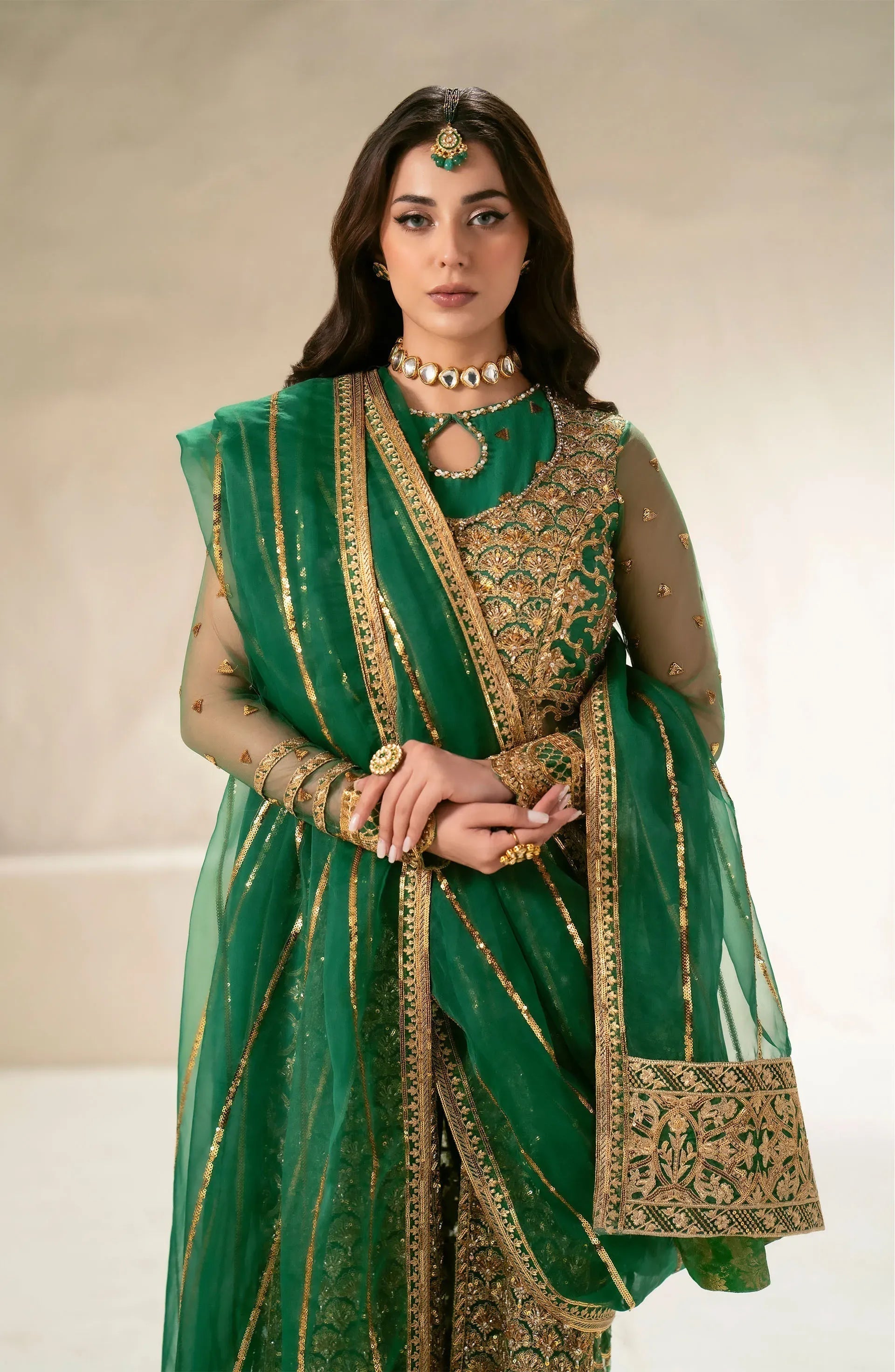Maryum N Maria | Luxury Formals | DELBAR - MW24-570 - by - Libasekhas UK - Registered Vendor of : Maryum N Maria - 100% Original Designer Dresss