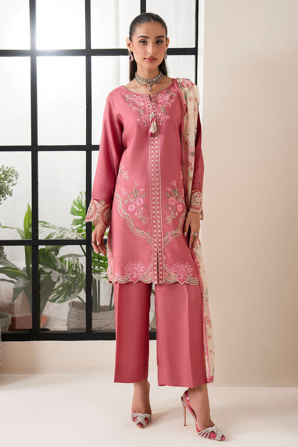 Imrozia Premium I Bloom Core | IP-170 PINK MUSK - by Libasekhas UK - Registered Vendor of : Imrozia Premium - 100% Original Designer Dress