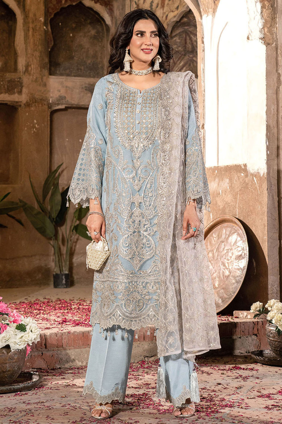Imrozia Premium | Tehwar Premium | IP-147 ANCHAL - by Libasekhas UK - Registered Vendor of : Imrozia Premium - 100% Original Designer Dress