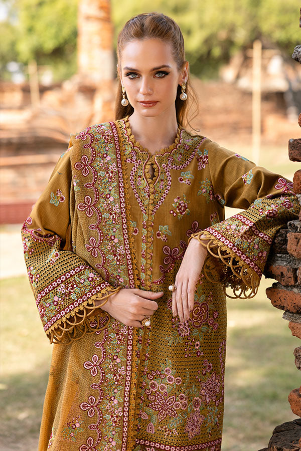 Saffron | Solace Winter Edit | Aurora - by - Libasekhas UK - Registered Vendor of : Saffron - 100% Original Designer Dresss