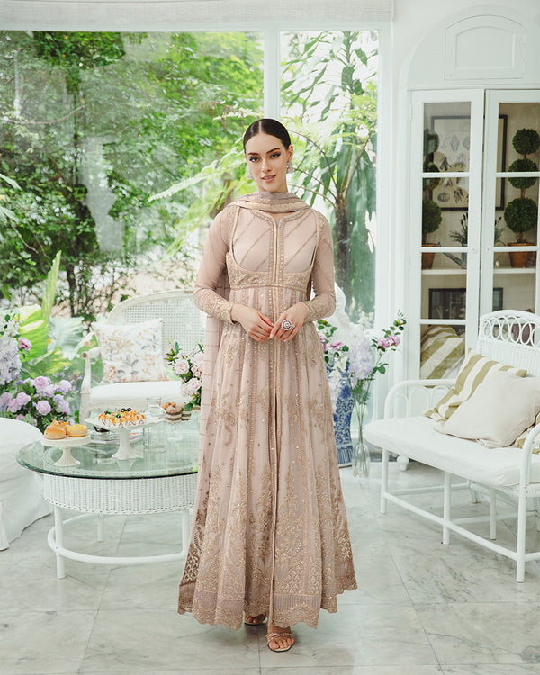 Maryum n Maria | Freesia Ariya Formals | SW23-501 - Lemonade - Sima - by - Libasekhas UK - Registered Vendor of : Maryum N Maria - 100% Original Designer Dresss
